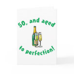 Vintage 50th Birthday Gift Card