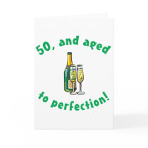 Vintage 50th Birthday Gift Card