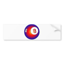 Vintage 8 Ball Bumper Stickers