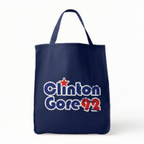 Vintage 90s Clinton Gore 1992 Canvas Bags