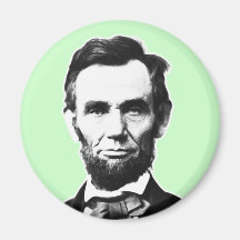 Vintage Abe Lincoln Fridge Magnet