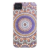 Vintage Abstract Floral Pattern Case-mate Iphone 4 Case