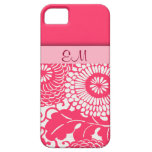 Vintage Abstract Floral Pattern iPhone5 covers