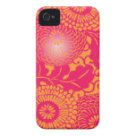 Vintage Abstract Floral Pattern iPhone 4 Cover
