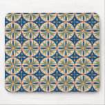 Vintage Abstract Pattern Fabric Mousepad
