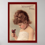 Vintage Ad Willimantic Thread Art Print