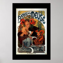 Vintage Advertisement Poster Paris
