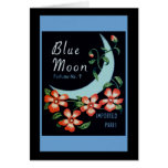 Vintage Advertising Poster for Blue Moon cards