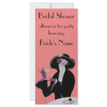 Vintage Afternoon Tea Party Bridal Shower rack cards