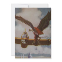 Vintage Aircraft Invitation