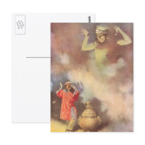 Vintage Aladdin and the Genie of the Lamp Post Cards