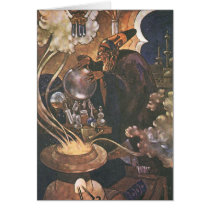 Vintage Aladdin and the Magic Lamp Fairy Tale Greeting Cards
