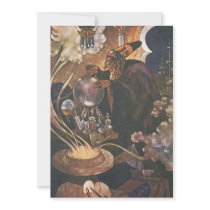 Vintage Aladdin and the Magic Lamp Fairy Tale Custom Invite