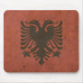Vintage Albania Flag Mouse Pads