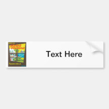 Vintage Algeciras Spain Hotel Bumper Stickers