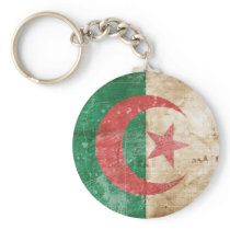 Vintage Algeria Flag Keychains