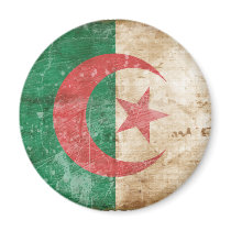 Vintage Algeria Flag Fridge Magnets