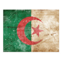 Vintage Algeria Flag postcards