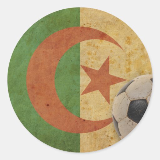Vintage Algeria Flag Sticker