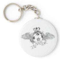 Vintage Algeria Football Key Chain