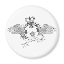 Vintage Algeria Football Fridge Magnet
