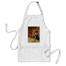 Vintage Alice Cover Mad Tea Party Apron