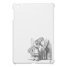 Vintage Alice in Wonderland looking for the door iPad Mini Cases