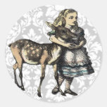 Vintage Alice In Wonderland STICKER