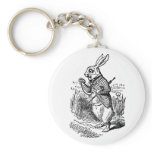 Vintage Alice in Wonderland; the White Rabbit keychains