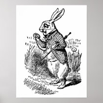 Vintage Alice in Wonderland the White Rabbit Watch