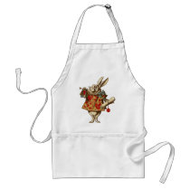 Vintage Alice White Rabbit Aprons