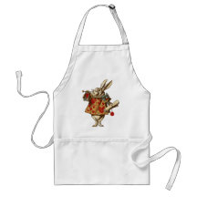Vintage Alice White Rabbit Aprons