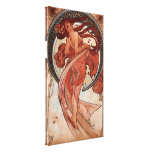 Vintage Alphones Mucha Dance Wrapped Canvas canvas prints