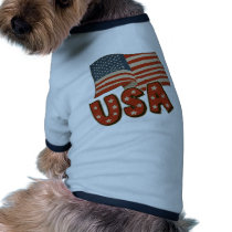 Vintage America Flag Pet Clothes