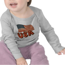 Vintage America Flag T Shirts