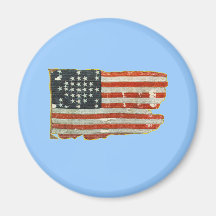 Vintage American Flag Products Fridge Magnet