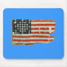 Vintage American Flag Products Mouse Mat