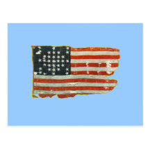 Vintage American Flag Products Post Cards