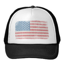 Vintage American Flag Trucker Hats