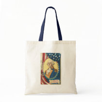 Vintage Americana George Washington (4) Canvas Bags