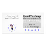 Vintage Americana Photo Card Template photo cards