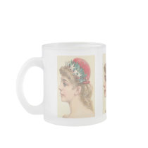 Vintage Americana Woman Coffee Mug