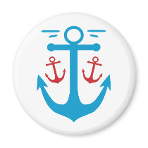 Vintage Anchor Refrigerator Magnet