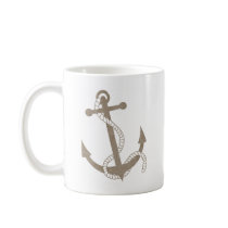 Vintage Anchor Coffee Mugs