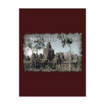 Vintage Angkor Wat Postcard
