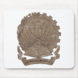 Vintage Angola Coat Of Arms Mousepad