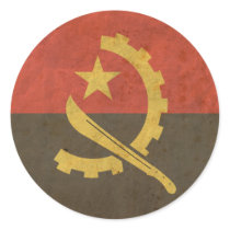 vintage Angola Flag Stickers