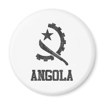 Vintage Angola Magnet
