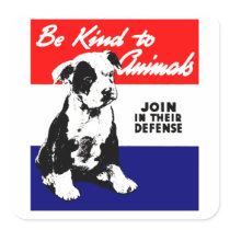 Vintage Animal Kindness Poster