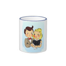 Vintage Anniversary Couple Coffee Mug